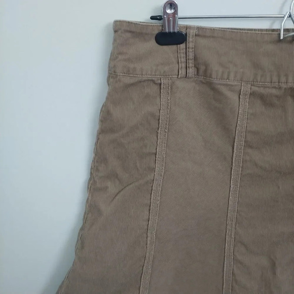 Smart Set Tan Corduroy Skirt, A-Line, 13 - Picture 3 of 5